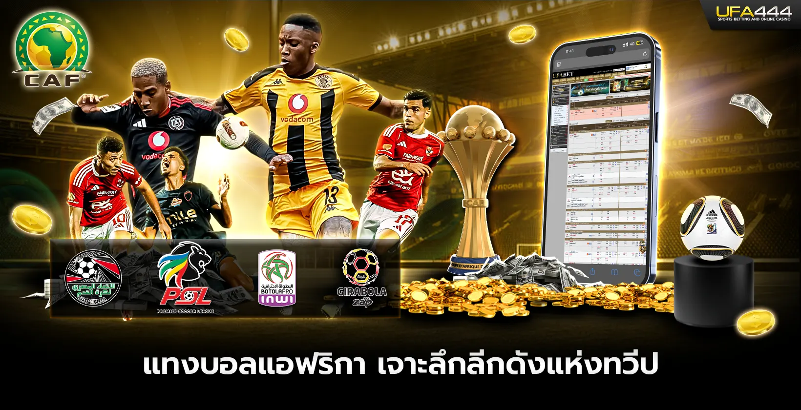 แทงบอลแอฟริกา เจาะลึกลีกดังแห่งทวีป
