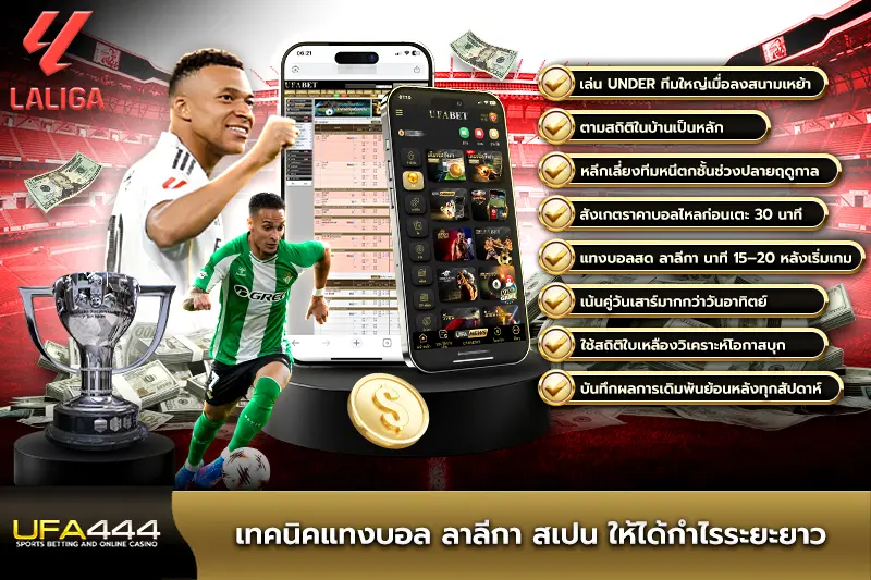 เทคนิคแทงบอล ลาลีกา สเปน ให้ได้กำไรระยะยาว