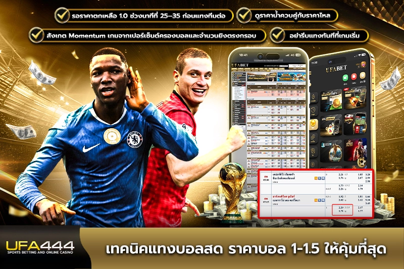 เทคนิคแทงบอลสด ราคาบอล ลูกควบลูกครึ่ง ให้คุ้มที่สุด